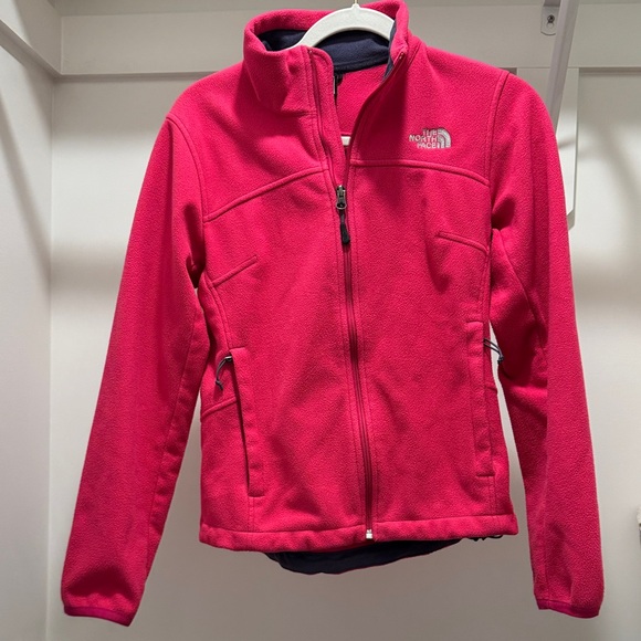 The North Face Hot Pink Fleece Jacket - Picture 1 of 4